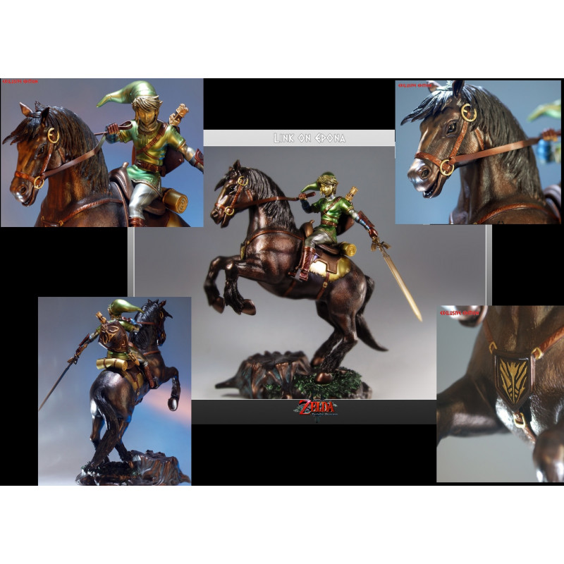 THE LEGEND OF ZELDA: TWILIGHT PRINCESS statue Link on Epona version exclusive THE LEGEND OF ZELDA: TWILIGHT PRINCESS statue Link on Epona version exclusive