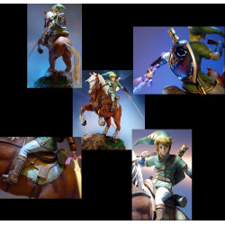 THE LEGEND OF ZELDA: TWILIGHT PRINCESS statue Link on Epona