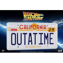 RETOUR VERS LE FUTUR Réplique Plaque d’immatriculation Outatime Doctor Collector