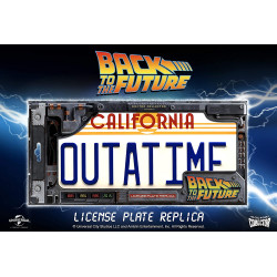 RETOUR VERS LE FUTUR Réplique Plaque d’immatriculation Outatime Doctor Collector