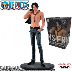  ONE PIECE figurine Ace Jeans Freak Banpresto Blue