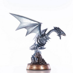 YU-GI-OH! Statuette Blue-Eyes White Dragon Silver Edition F4F