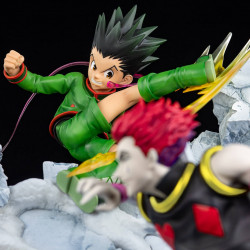 HUNTER X HUNTER Statue Gon VS Hisoka Battle At The Heavens Oniri Creations