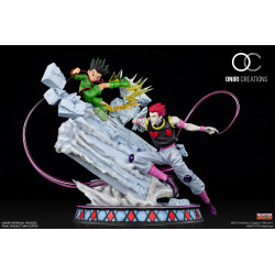 HUNTER X HUNTER Statue Gon VS Hisoka Battle At The Heavens Oniri Creations