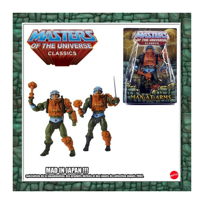 MAITRES DE L'UNIVERS CLASSICS figurine Man at Arms MAITRES DE L'UNIVERS CLASSICS figurine Man at Arms
