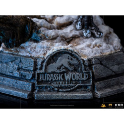 Statue Blue et Beta Deluxe Iron Studios Jurassic World