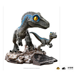 Figurine Blue et Beta Mini Co. Iron Studios Jurassic World