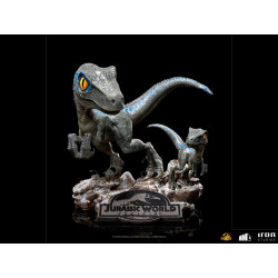 Figurine Blue et Beta Mini Co. Iron Studios Jurassic World