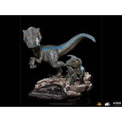 Figurine Blue et Beta Mini Co. Iron Studios Jurassic World