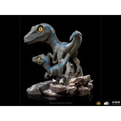 Figurine Blue et Beta Mini Co. Iron Studios Jurassic World