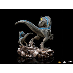 Figurine Blue et Beta Mini Co. Iron Studios Jurassic World