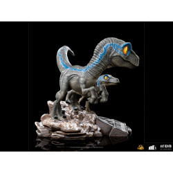 Figurine Blue et Beta Mini Co. Iron Studios Jurassic World