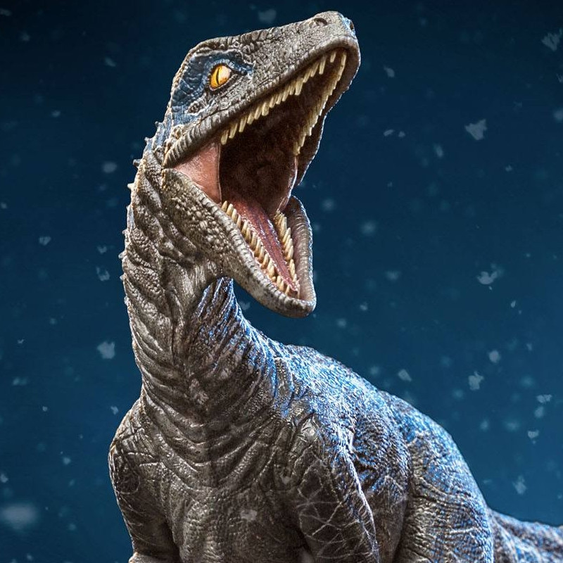JURASSIC WORLD Statue Blue et Beta Deluxe Iron Studios JURASSIC WORLD Statue Blue et Beta Deluxe Iron Studios