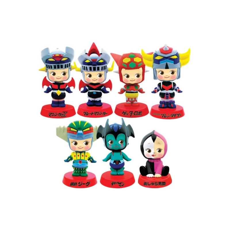 GO NAGAI série de 7 Gashapons Go Nagai & Kewpie GO NAGAI série de 7 Gashapons Go Nagai & Kewpie