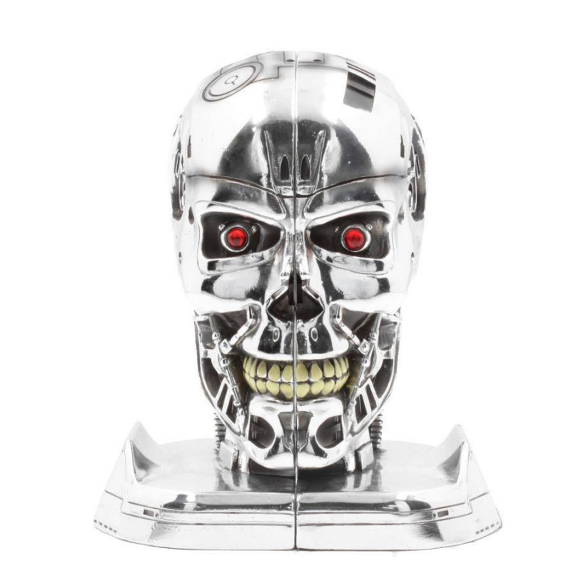 TERMINATOR 2 Serre-livres T-800 Head Nemesis Now