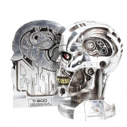 TERMINATOR 2 Serre-livres T-800 Head Nemesis Now