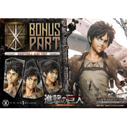 Statue Eren Mikasa & Armin Premium Masterline DX Bonus Version Prime 1 Studio Attack on Titan