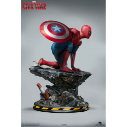 CIVIL WAR Statue Spider-Man Regular Queen Studios