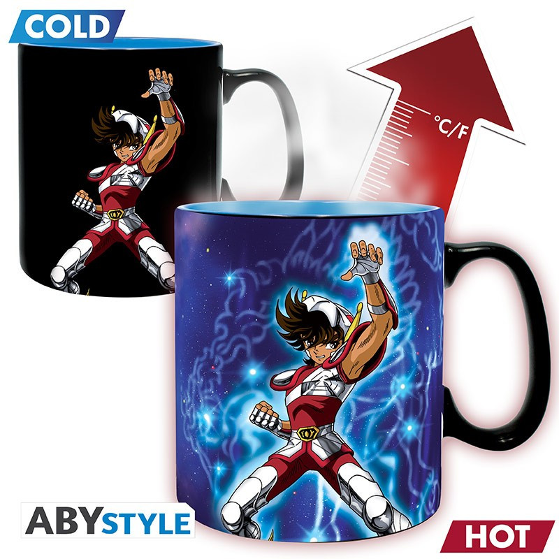 SAINT SEIYA Mug Heat Change Pégase vs Pope ABYstile SAINT SEIYA Mug Heat Change Pégase vs Pope ABYstile
