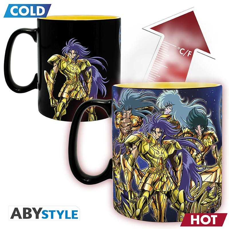 SAINT SEIYA Mug Heat Change Gold Saints ABYstyle SAINT SEIYA Mug Heat Change Gold Saints ABYstyle