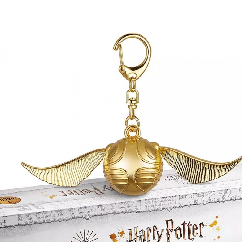 Coffret Harry Potter – Peluche Hedwige + Porte-Clé Vif D'Or + Pin's