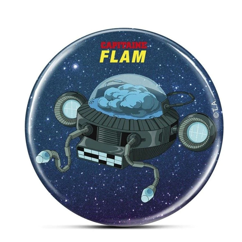 CAPITAINE FLAM Badge Professeur Simon SP-Collections