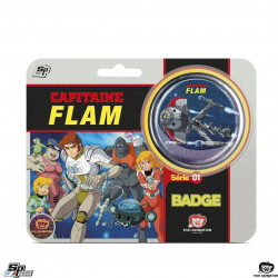 CAPITAINE FLAM Badge Le Cyberlabe SP-Collections