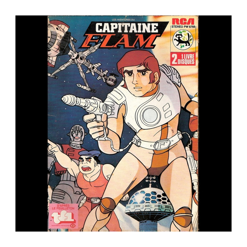 CAPITAINE FLAM - BD + 2 disques Vinyle 45 tours CAPITAINE FLAM - BD + 2 disques Vinyle 45 tours