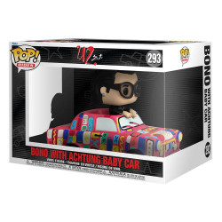 Figurine Achtung Baby Car & Bono POP! Ride Super Deluxe Vinyl Funko U2