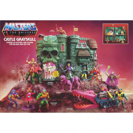 Le Château Des Ombres + Lot Figurines Maîtres De L'Univers MOTU 1981 Vintage
