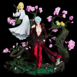 THE SEVEN DEADLY SINS Statue Ban & Elaine Kitsune Statue