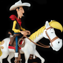 LUCKY LUKE Statue Lucky Luke & Jolly Jumper Cartoon Kingdom