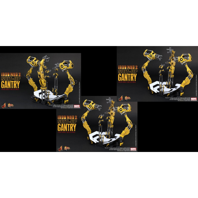 IRON MAN 2 Suit-Up Gantry Figure Environment Hot Toys IRON MAN 2 Suit-Up Gantry Figure Environment Hot Toys