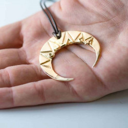 LES MYSTERIEUSES CITES D'OR Médaillon du Soleil Bronze Plaqué Or NSDH