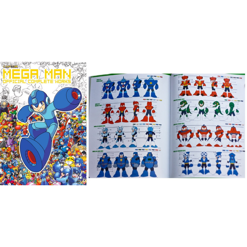 MEGAMAN Art book Official Complete Works MEGAMAN Art book Official Complete Works
