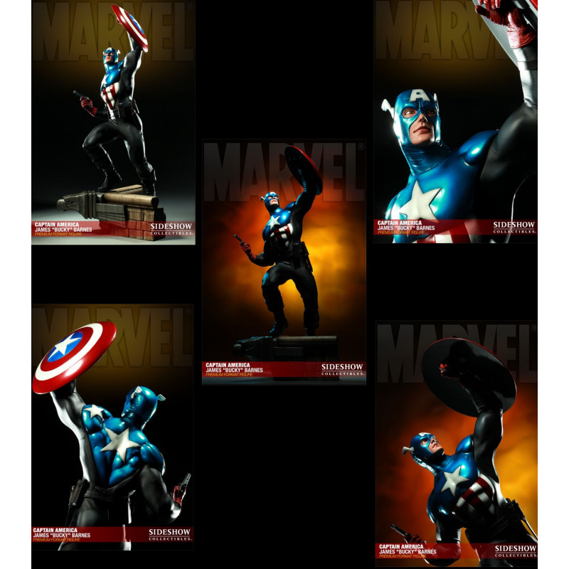 CAPTAIN AMERICA statue Premium Format - James Bucky Barnes CAPTAIN AMERICA statue Premium Format - James Bucky Barnes