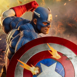 Statue Captain America Premium Format Sideshow