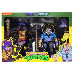 TORTUES NINJA Pack Figurines Antrax & Scumbug Neca