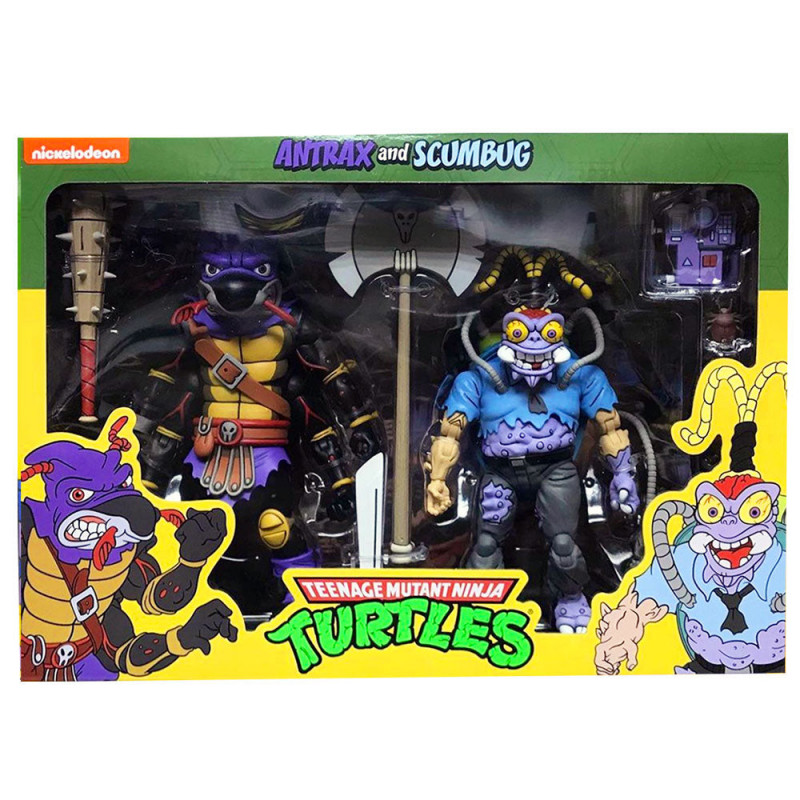 TORTUES NINJA Pack Figurines Antrax & Scumbug Neca TORTUES NINJA Pack Figurines Antrax & Scumbug Neca