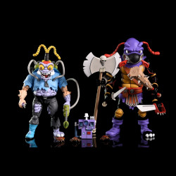 TORTUES NINJA Pack Figurines Antrax & Scumbug Neca