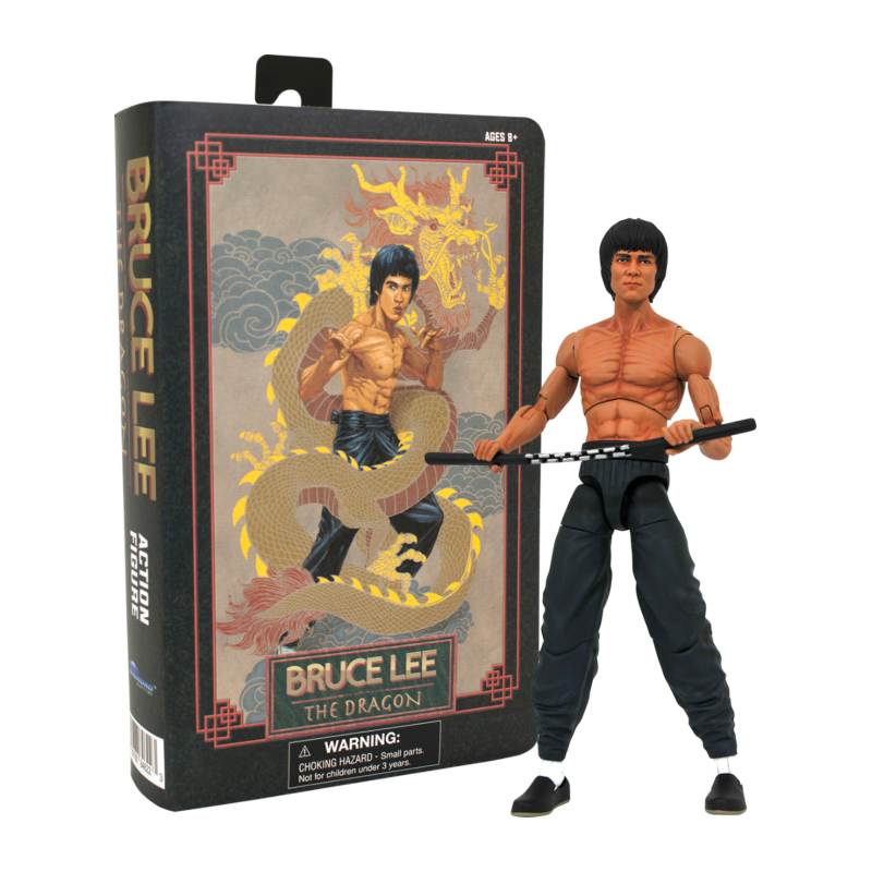 BRUCE LEE Figurine The Dragon VHS SDCC 2022 Exclusive