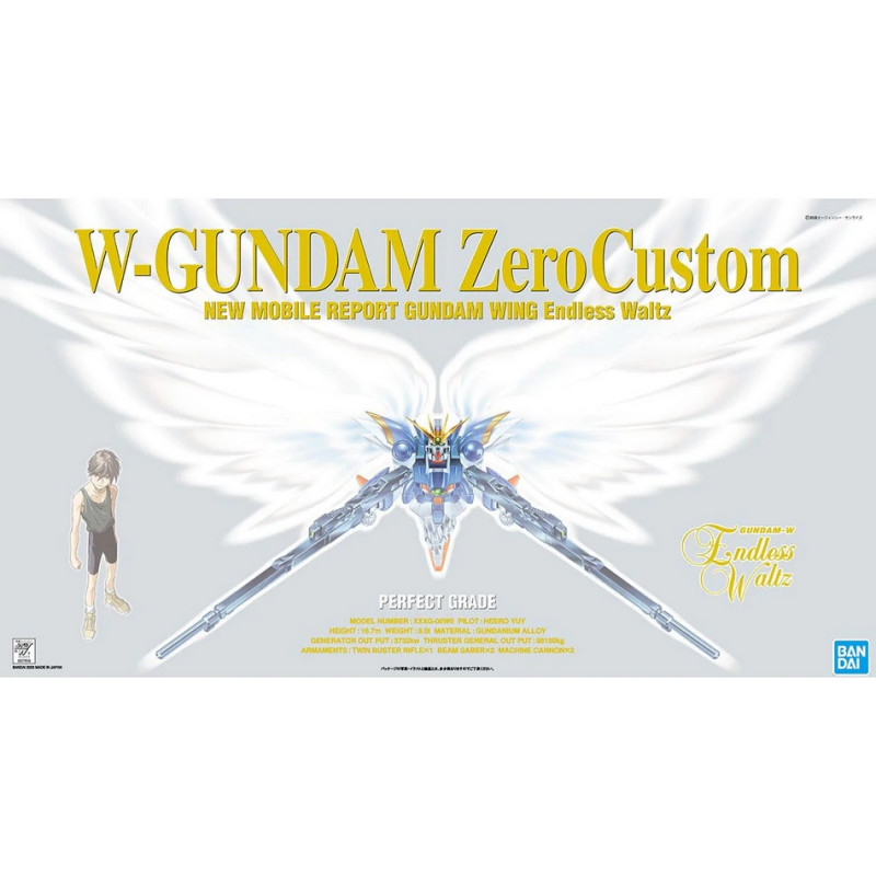 GUNDAM Perfect Grade Wing-Gundam Zero Custom Bandai Gunpla GUNDAM Perfect Grade Wing-Gundam Zero Custom Bandai Gunpla