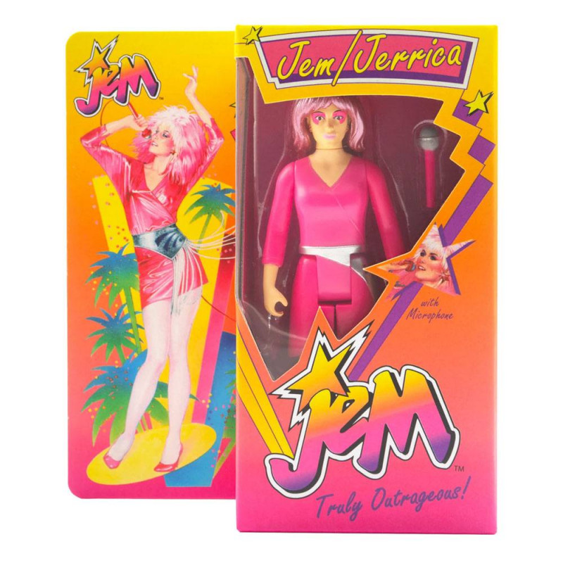 Figurine ReAction Jem Neon SDCC22 Super7 Jem et les Hologrammes