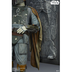 Statue Boba Fett and Han Solo in Carbonite Premium Format Sideshow Star Wars