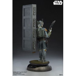 Statue Boba Fett and Han Solo in Carbonite Premium Format Sideshow Star Wars