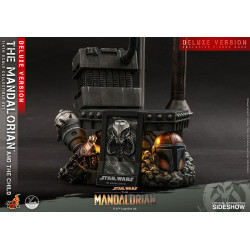 Pack Figurines The Mandalorian & The Child 1/4 Deluxe Hot Toys Star Wars The Mandalorian