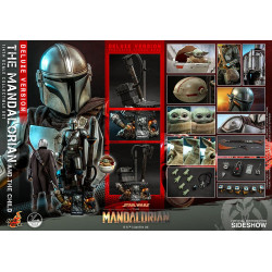 Pack Figurines The Mandalorian & The Child 1/4 Deluxe Hot Toys Star Wars The Mandalorian