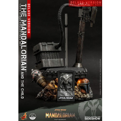 Pack Figurines The Mandalorian & The Child 1/4 Deluxe Hot Toys Star Wars The Mandalorian