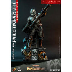 Pack Figurines The Mandalorian & The Child 1/4 Deluxe Hot Toys Star Wars The Mandalorian
