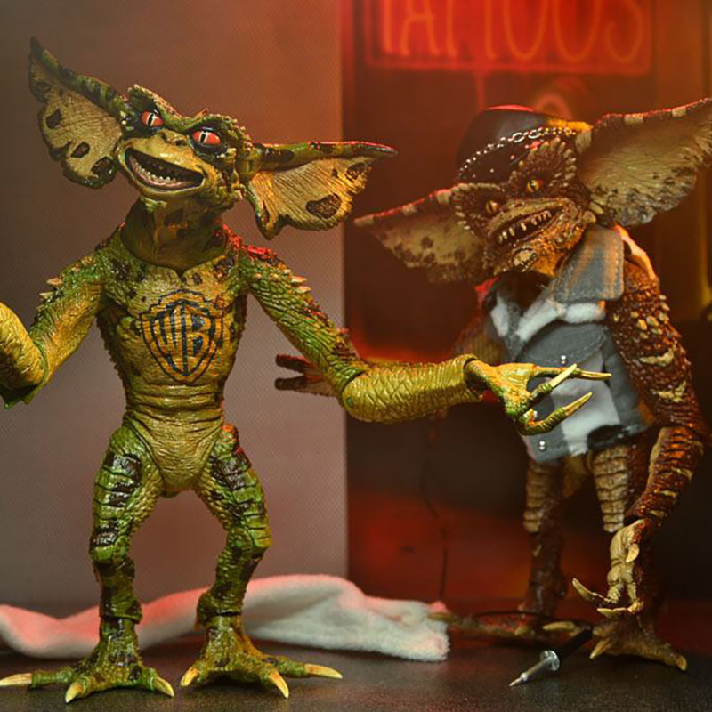 Pack 2 Figurines Tattoo Gremlins Neca Gremlins 2